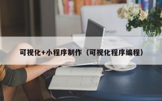 高平可视化+小程序制作（可视化程序编程）